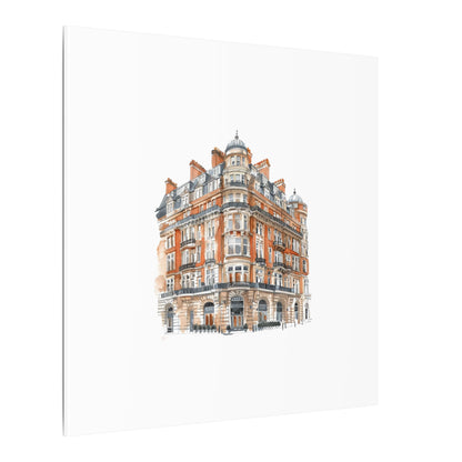 Artistic Matte Canvas Print of Historic Building, Wall Art Decor, Home Interior, Unique Gift, Fine Art, Architecture Lover, Urban Design