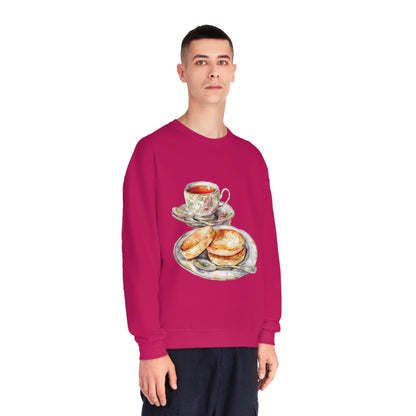 Unisex NuBlend® Crewneck Sweatshirt - British Royal Feast Opulent Dining Fit for Royalty