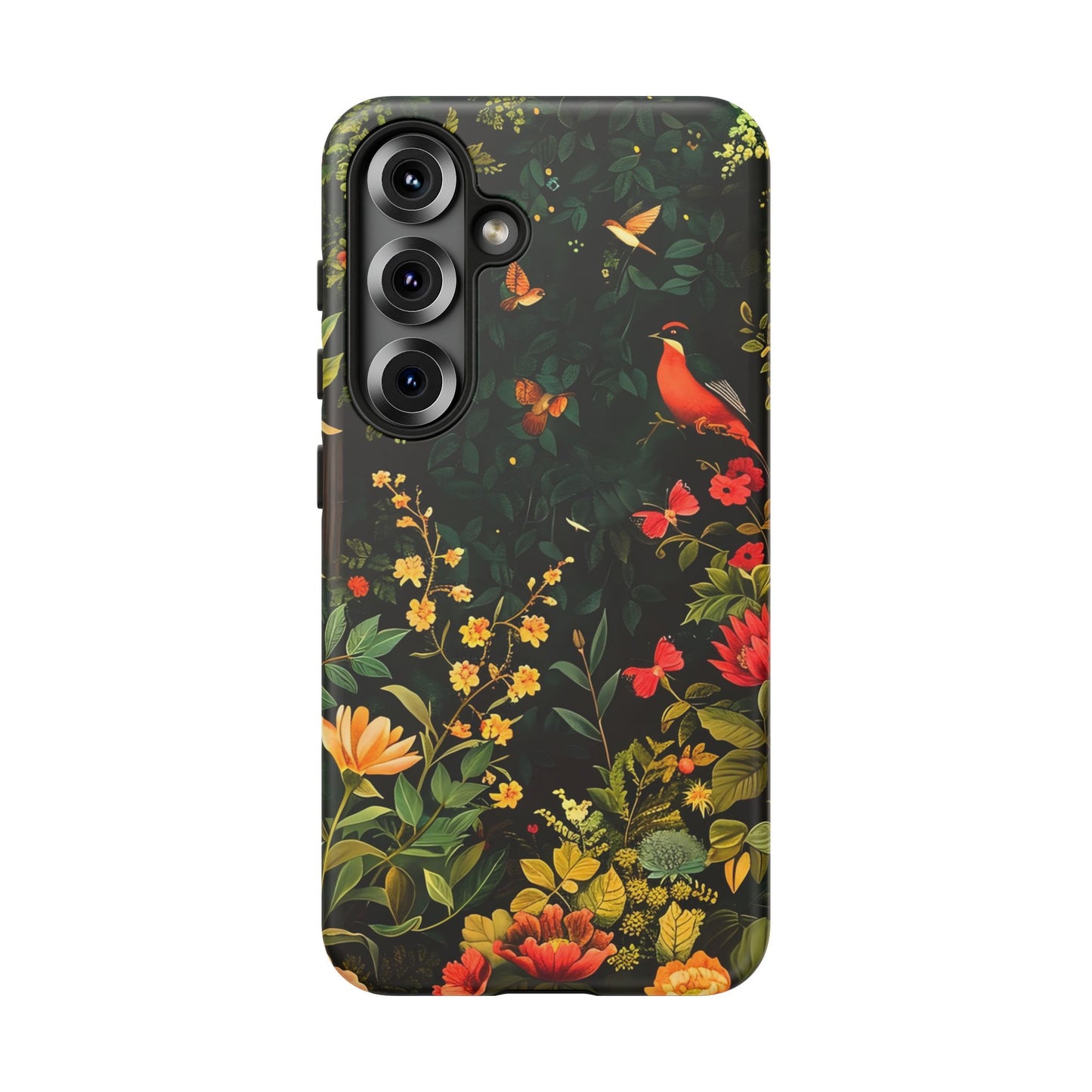 Floral Tough Phone Case, Nature-Inspired Design, Ideal for Garden Lovers, Gift for Birthdays, Christmas, Eco-Friendly Accessory