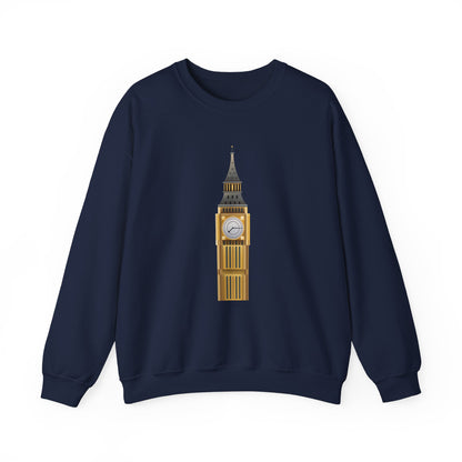 Unisex Heavy Blend™ Crewneck Sweatshirt Classy - Iconic Big Ben Clock Tower