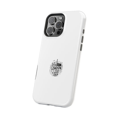 London Good Idea Magnetic Phone Case, Travel Accessories, Unique Gift, Phone Cover, London Souvenir, Custom Case
