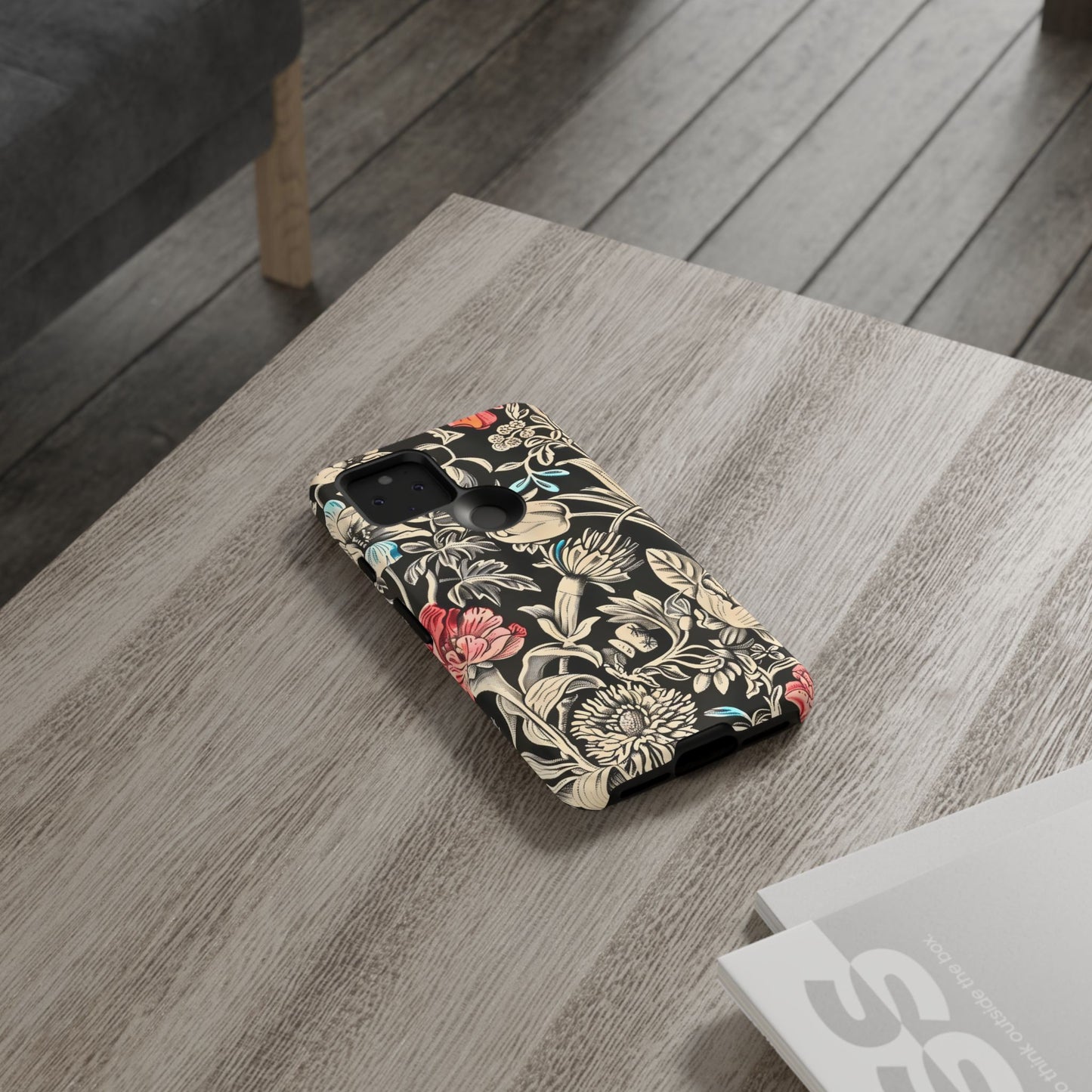 Floral Phone Case, Tough Cases, Flower Design, Gift for Her, Spring Accessory, Unique Phone Cover, Eco-Friendly