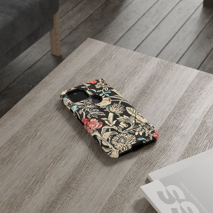Floral Phone Case, Tough Cases, Flower Design, Gift for Her, Spring Accessory, Unique Phone Cover, Eco-Friendly