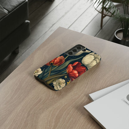 White Flower Tough Cases