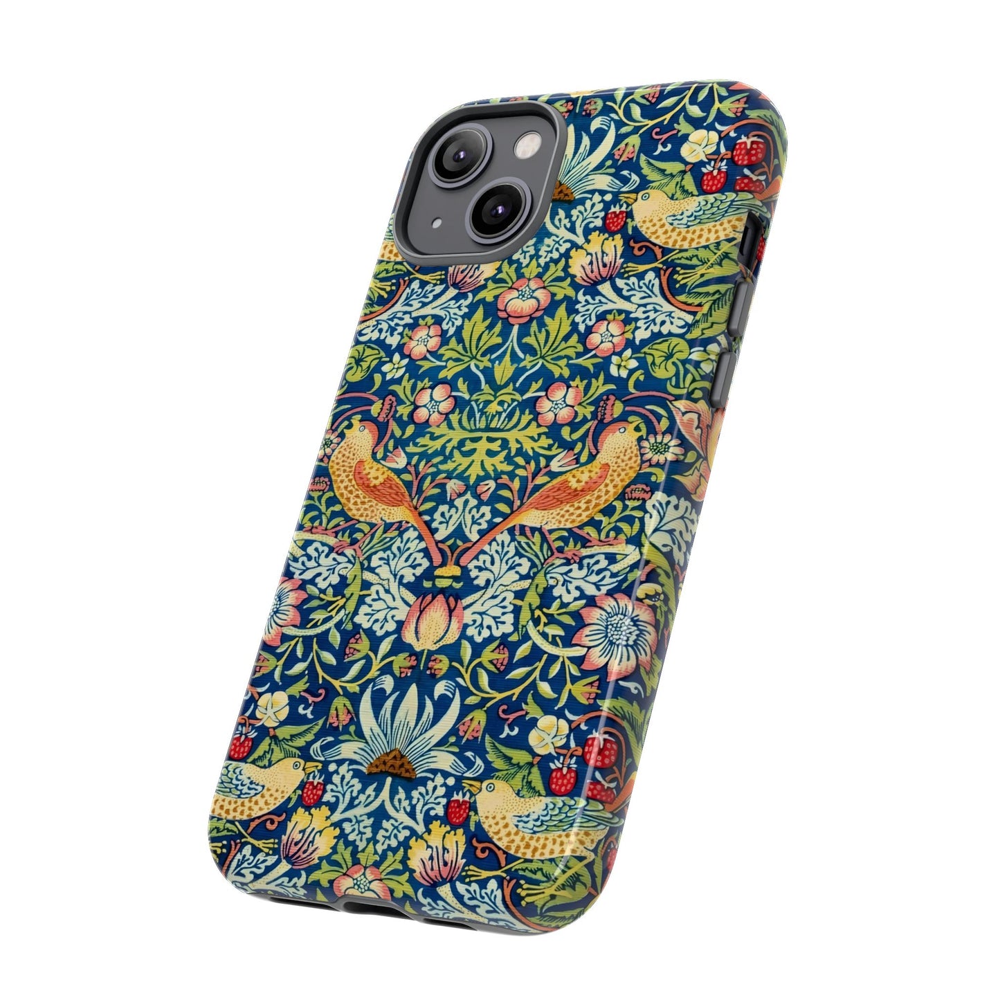Floral Phone Case | Tough Cases, Stylish Protection, Unique Gift, Eco-Friendly, Floral Pattern, Bird Design