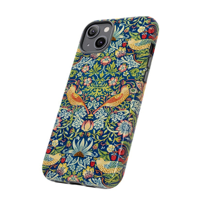 Floral Phone Case | Tough Cases, Stylish Protection, Unique Gift, Eco-Friendly, Floral Pattern, Bird Design