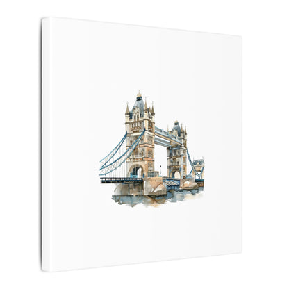 London Bridge Matte Canvas Wall Art, Elegant Home Decor, Unique Gift for Art Lovers, Travel Enthusiast Wall Decor, Modern Aesthetic