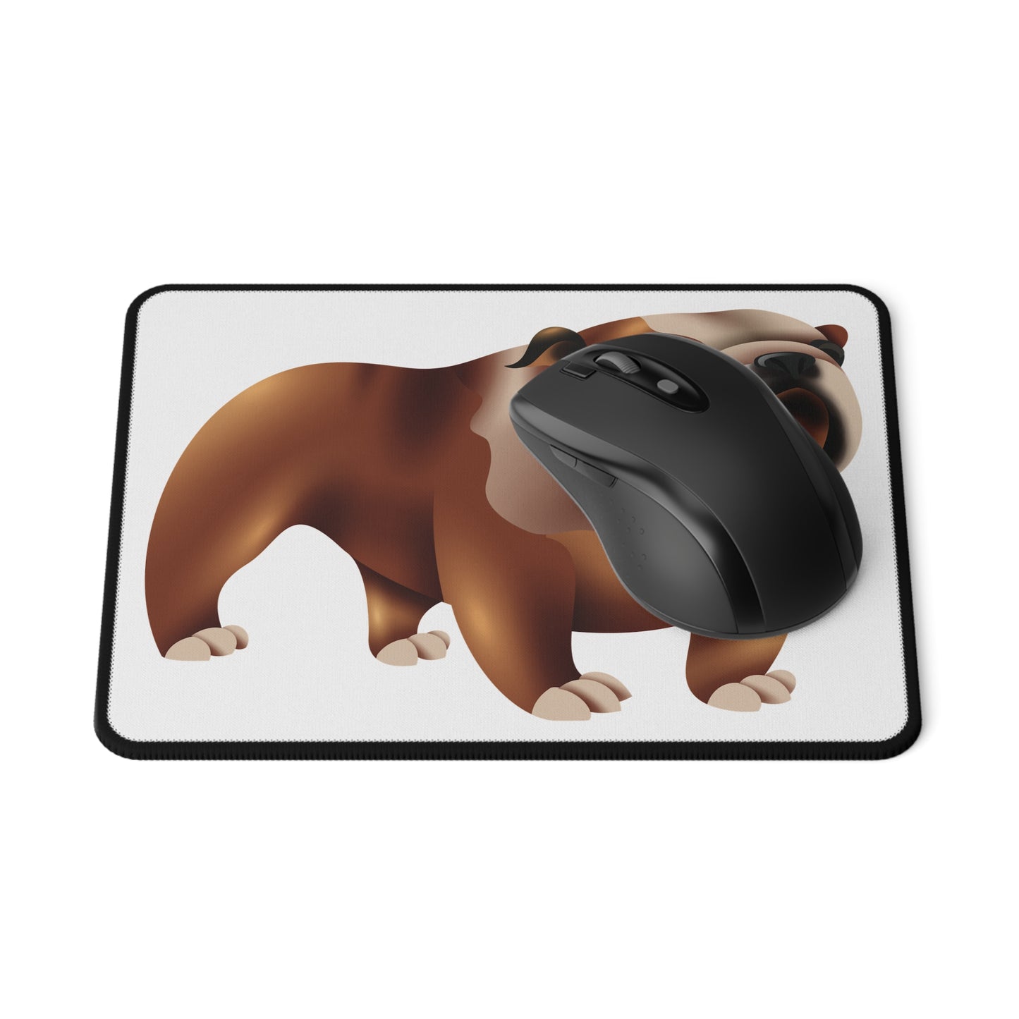Gaming Mouse Pad with Bulldog Design | Non-Slip Surface, Gamer Gift, Cute Pet Accessory, Office Decor, Gaming Accessories