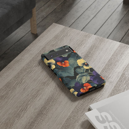 Tough Cases Floral iPhone Case, Tough Phone Cover, Stylish Floral Design, Gift for Her, Summer Vibe, Durable Protective Case