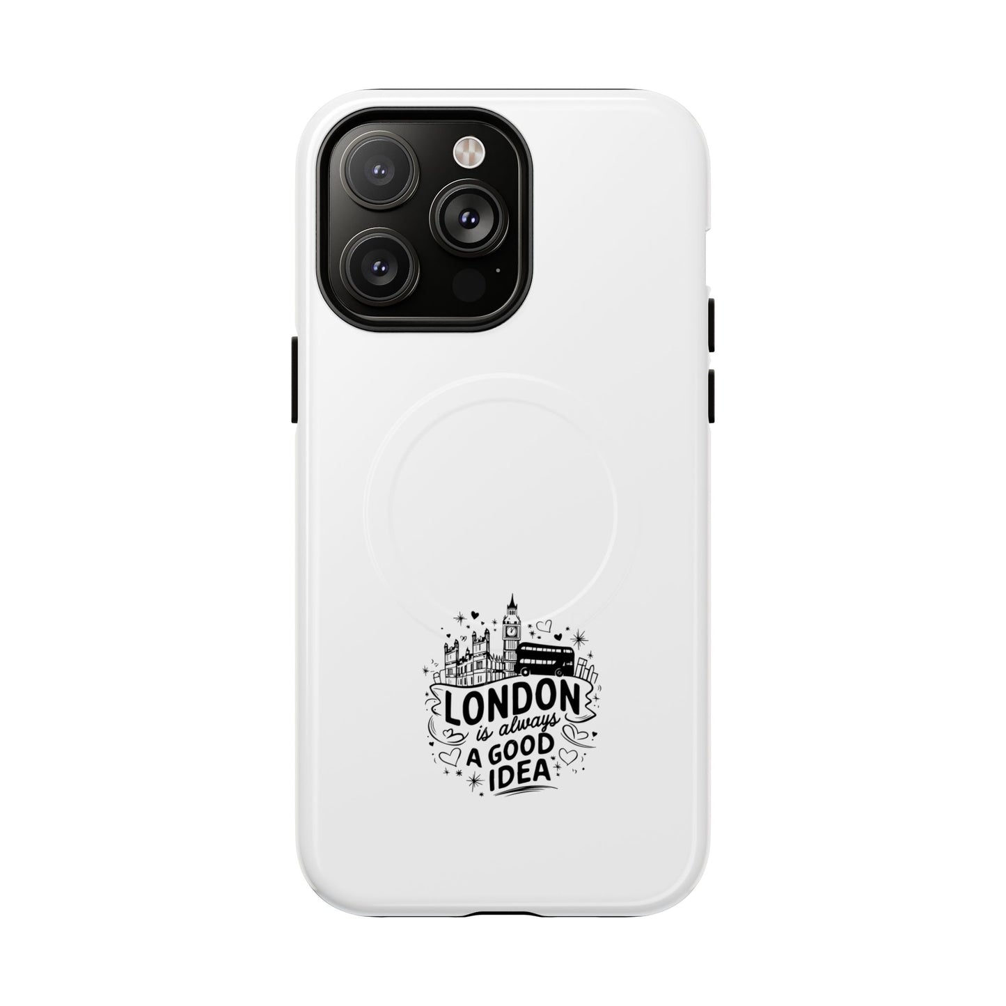 Tough Magnetic Phone Cases - London Is Always A Good Idea, Custom Phone Covers, Travel Gifts, Modern Phone Cases, Durable Cases, [...]