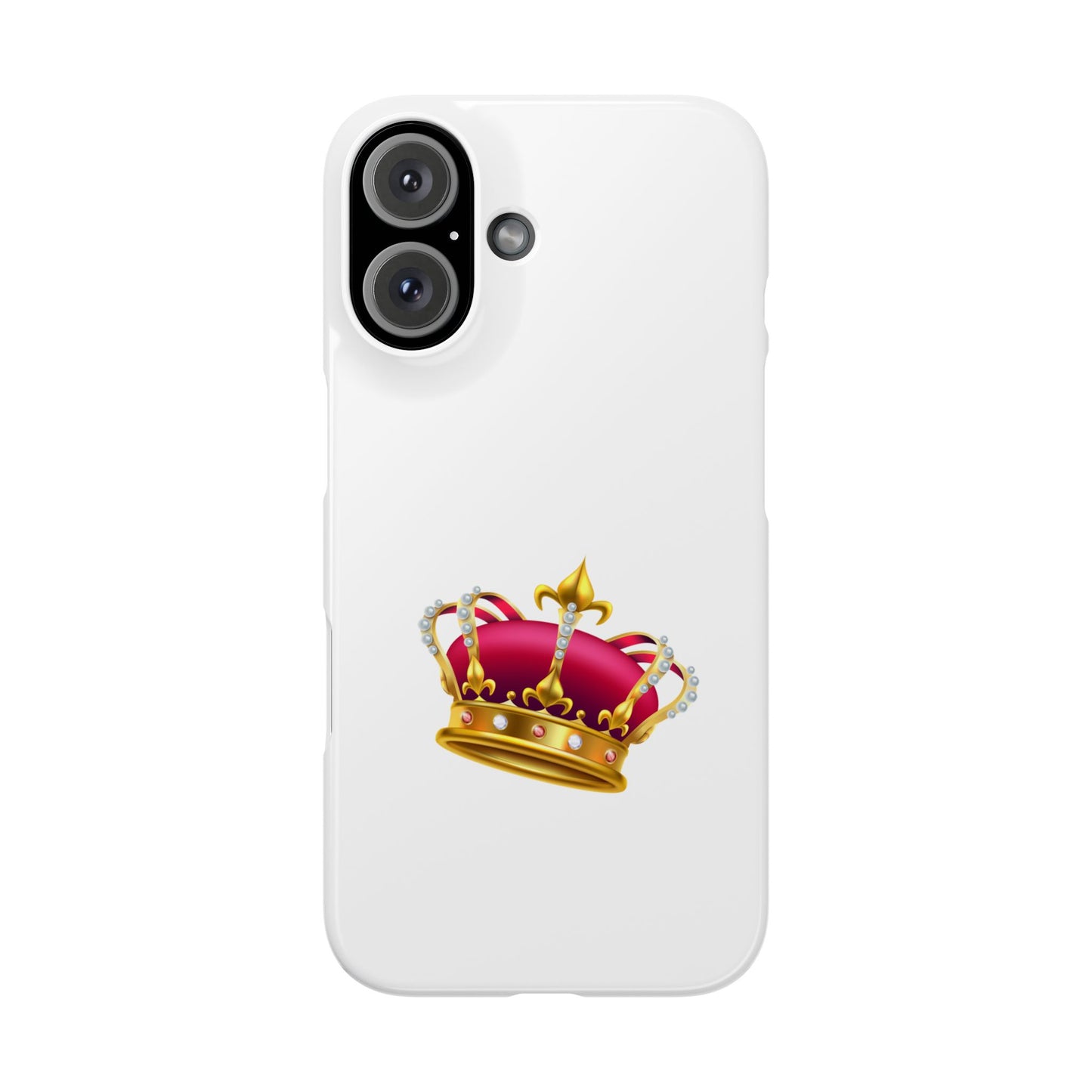 Stylish Crown Phone Case | Slim Fit, Fun Design, Ideal Gift for Royalty Lovers, Birthday or Holiday Present, Phone Accessories