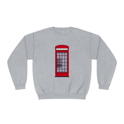 Unisex NuBlend® Crewneck Sweatshirt - Classy British Public Telephone