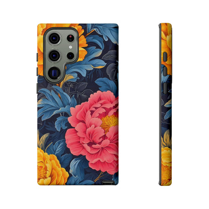Floral Phone Case, Tough Cases, Stylish Mobile Cover, Gifts for Her, Phone Accessories, Unique Flower Design