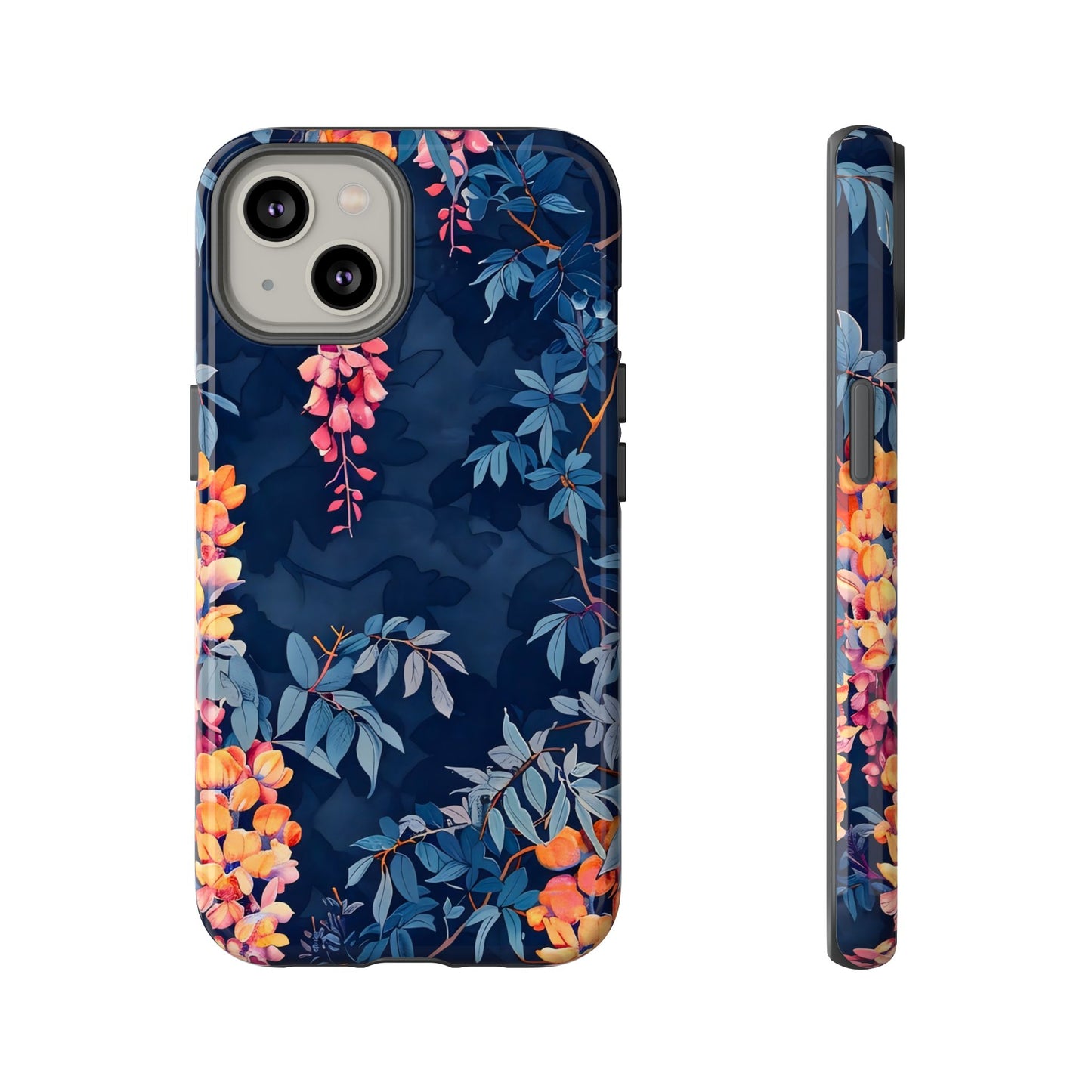 Floral iPhone Case, Tough Phone Cover, Gift for Her, Nature Lover Accessory, Spring Decor, Unique Floral Design