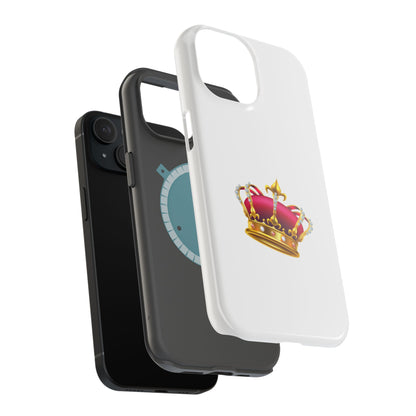 Crown Magnet Phone Cases, Trendy iPhone Covers, Gifts for Her, Birthday Accessories, Unique Custom Cases, Stylish Phone Protection