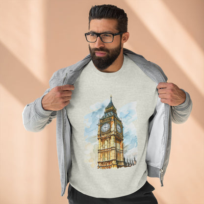Unisex Crewneck Sweatshirt - Iconic Big Ben Clock Tower