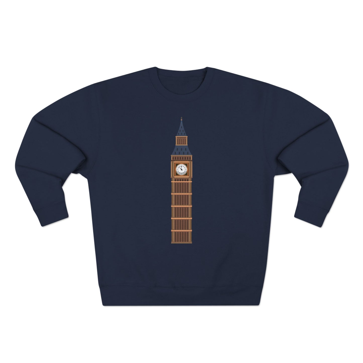 Unisex Crewneck Sweatshirt - Iconic Big Ben Clock Tower