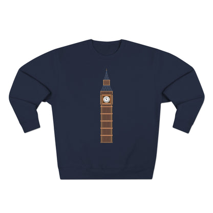 Unisex Crewneck Sweatshirt - Iconic Big Ben Clock Tower
