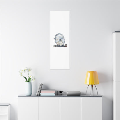 London Eye Canvas Print, Wall Art Decor, Travel Gift, Home Decoration, Unique Art Piece