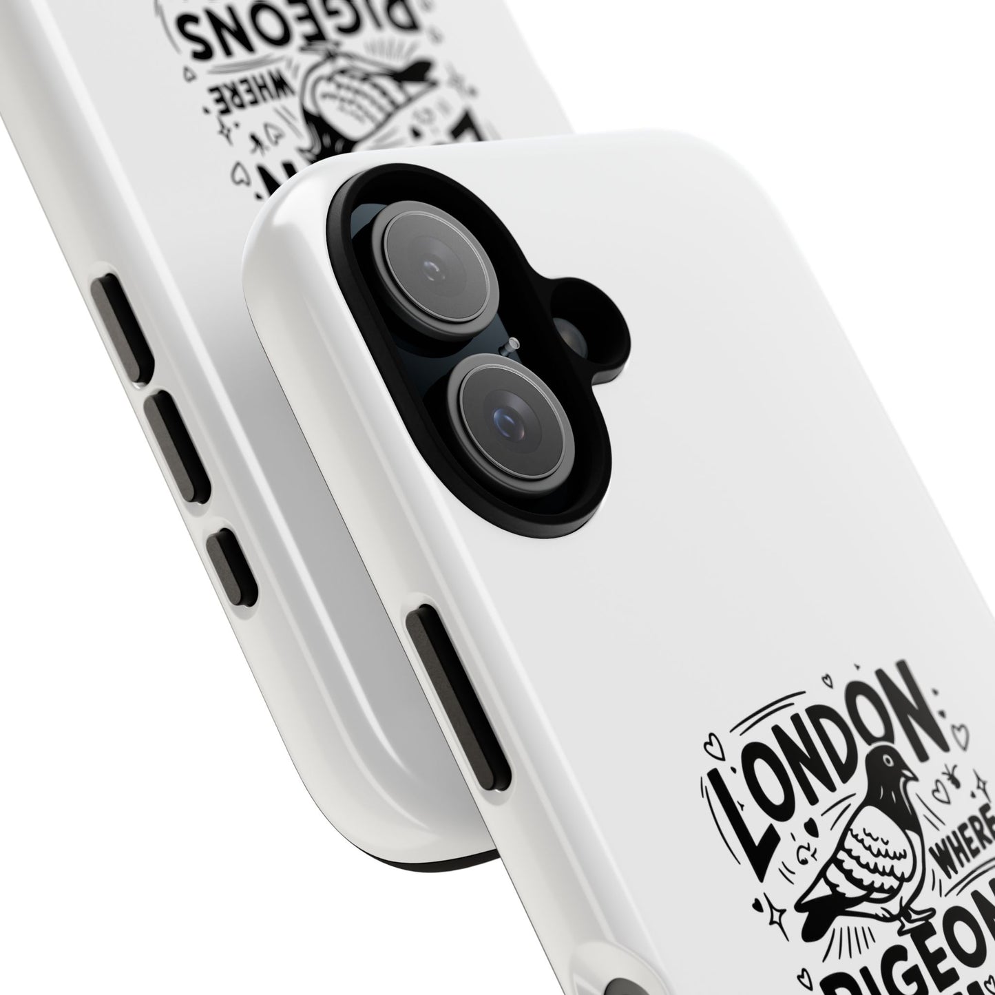 London Pigeons Rule Phone Case – Tough and Stylish Protection for Urban Aficionados