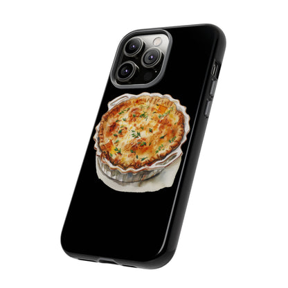 Quiche Phone Case - Funky Kitchen Decor, Foodie Gift, Chef Accessories, Culinary Art, Quirky Phone Cover