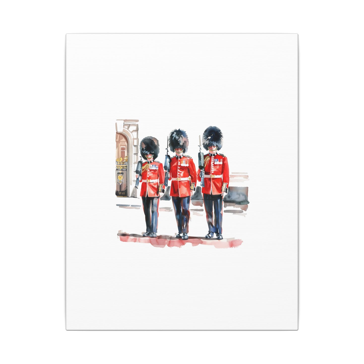 Royal Guards Canvas Print, British Wall Art, Home Decor, Unique Gift, London Culture