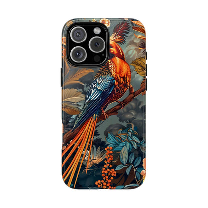 Vibrant Phone Case with Exotic Bird Design, Floral Phone Cover, Tough Case for Nature Lovers, Unique Gift Idea, Phone Accessory, [...]