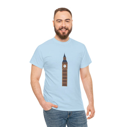 Big Ben - Iconic British Tower and Landmark Classic Unisex Heavy Cotton T-shirt