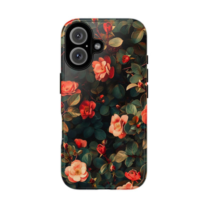 Floral Phone Case - Elegant Floral Design, Tough Protective Case, Perfect Gift for Her, Trendy Phone Accessories, Mother’s Day, Birthday