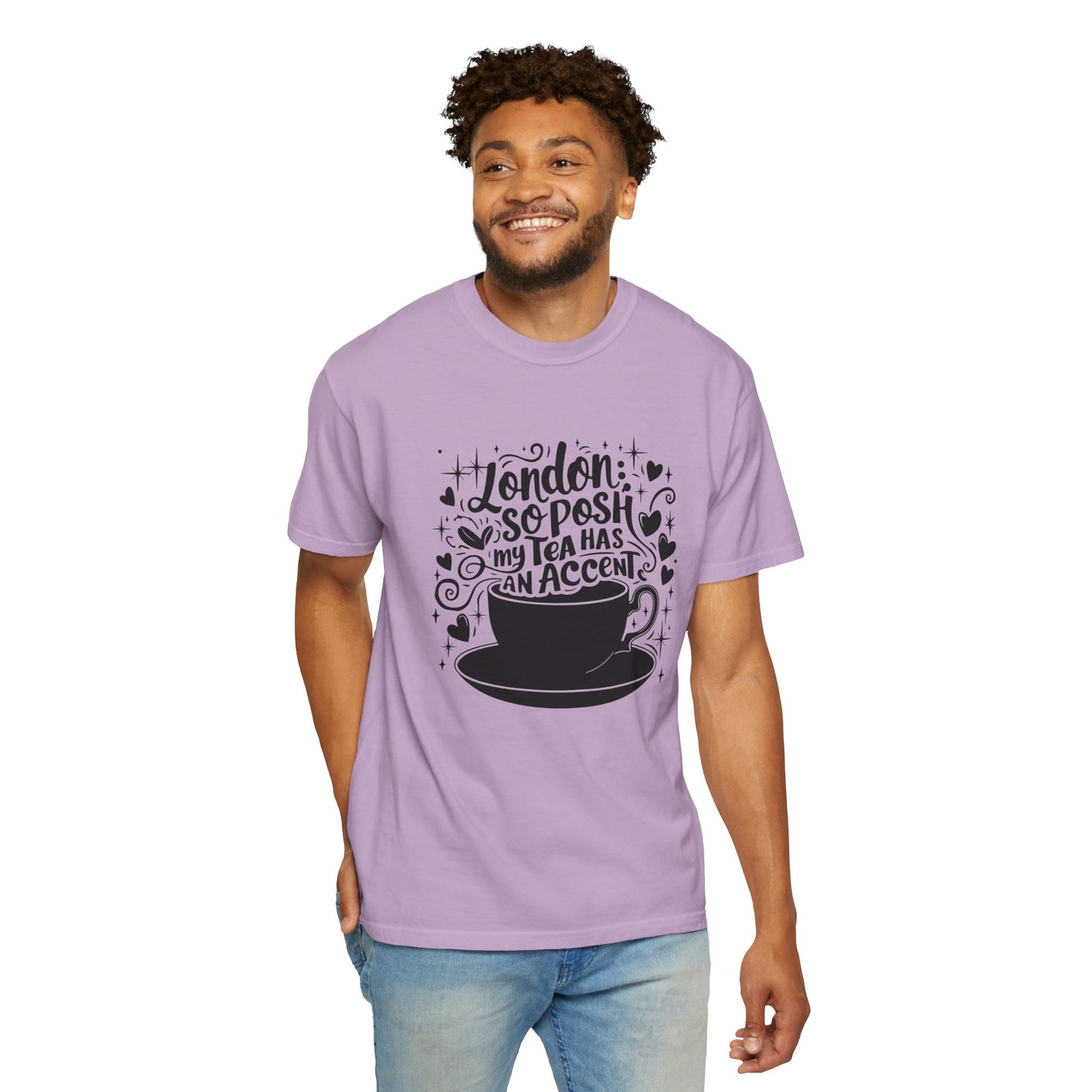 London's Aesthetics Rich Unisex Garment-Dyed T-shirt