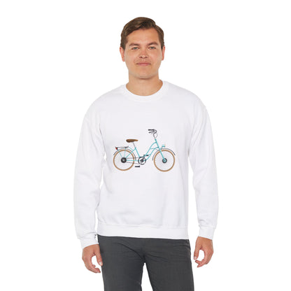 Unisex Heavy Blend™ Crewneck Sweatshirt Adorable - London's Style Classic Bicycle