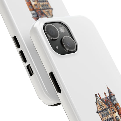 Artistic Tough Phone Cases with Vintage Architecture Design
