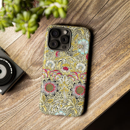 Floral Phone Case - Tough Cases, Floral Design, Stylish, Protective, Unique Gift for Her, Phone Accessories