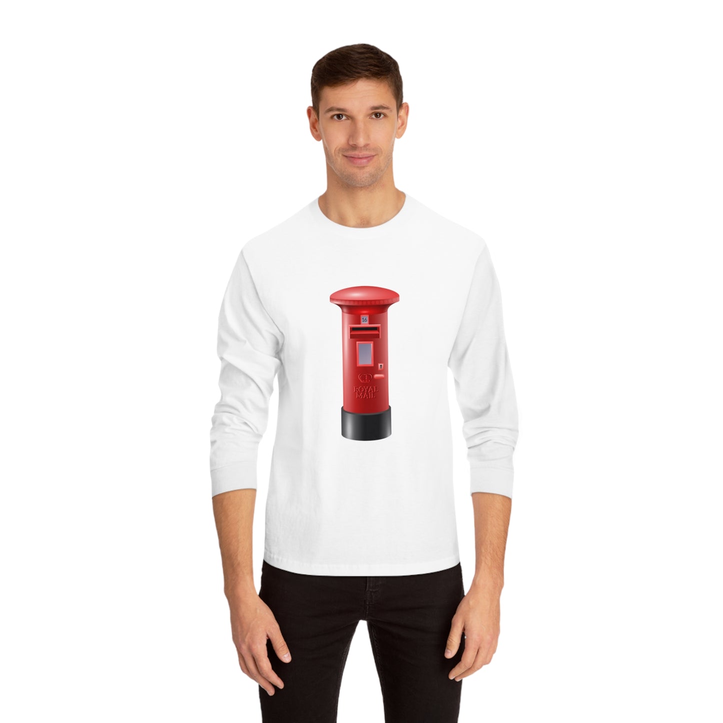 Unisex Classic Long Sleeve T-Shirt - UK Royal Mailbox Design