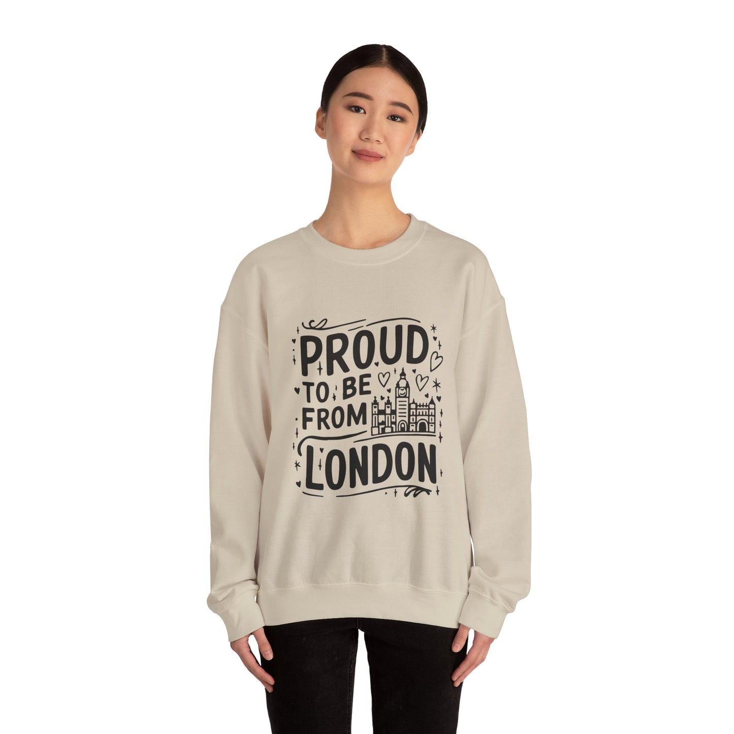 Unisex Heavy Blend™ Crewneck Sweatshirt - Proud to be from London