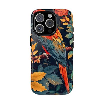 Vibrant Parrot Phone Case - Tough, Stylish, Nature-Inspired, Tropical, Wildlife, Perfect Gift, Summer Vibes