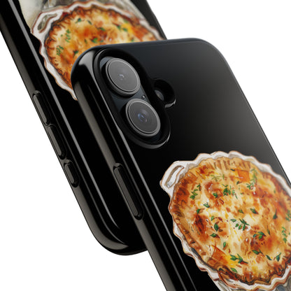 Quiche Phone Case - Funky Kitchen Decor, Foodie Gift, Chef Accessories, Culinary Art, Quirky Phone Cover