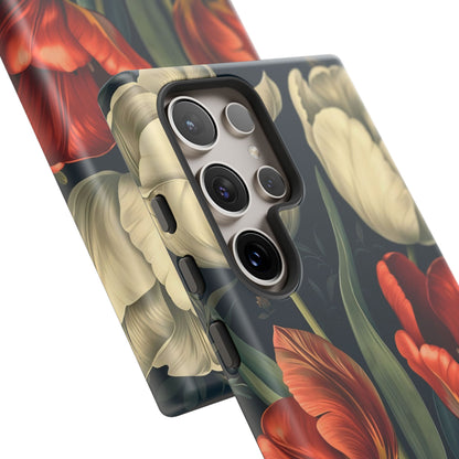 White Flower Tough Cases