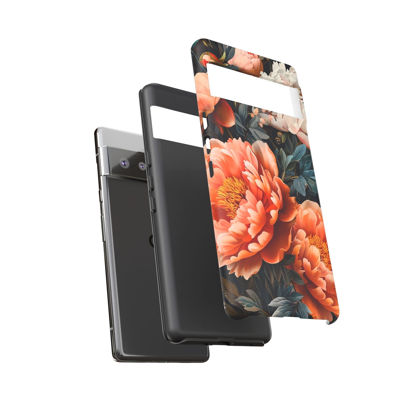 Floral Phone Case - Tough Cases, Durable Cover, Flower Design, Unique Gift, Phone Accessories