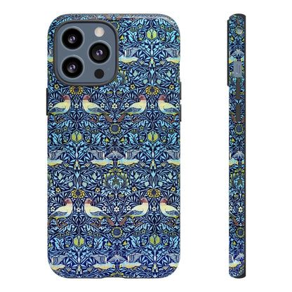 Bird and Floral Pattern Phone Case, Tough Cases, Gift for Nature Lovers, Eco-friendly, Custom Phone Accessories, All-Occasion