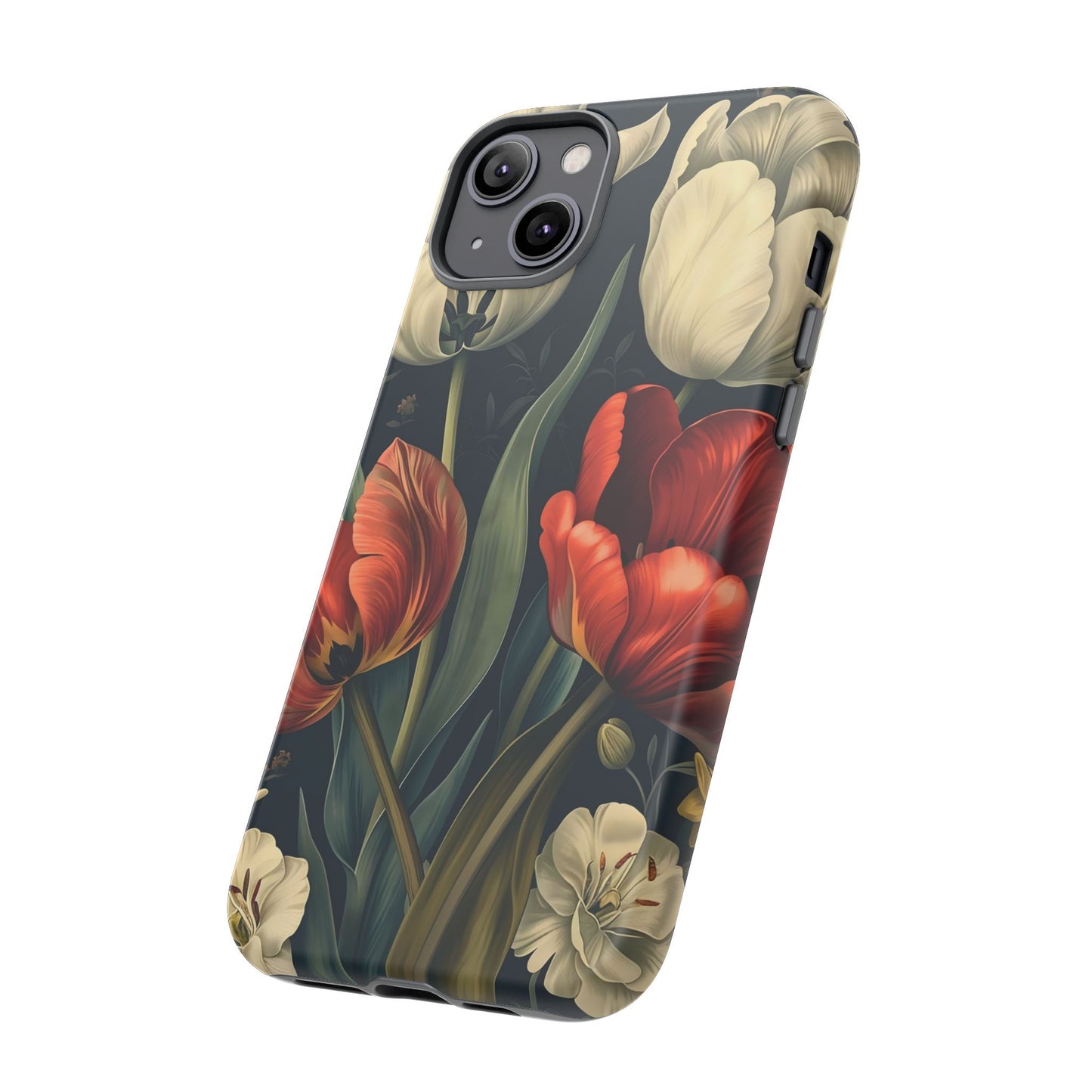White Flower Tough Cases
