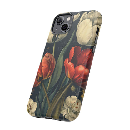 White Flower Tough Cases
