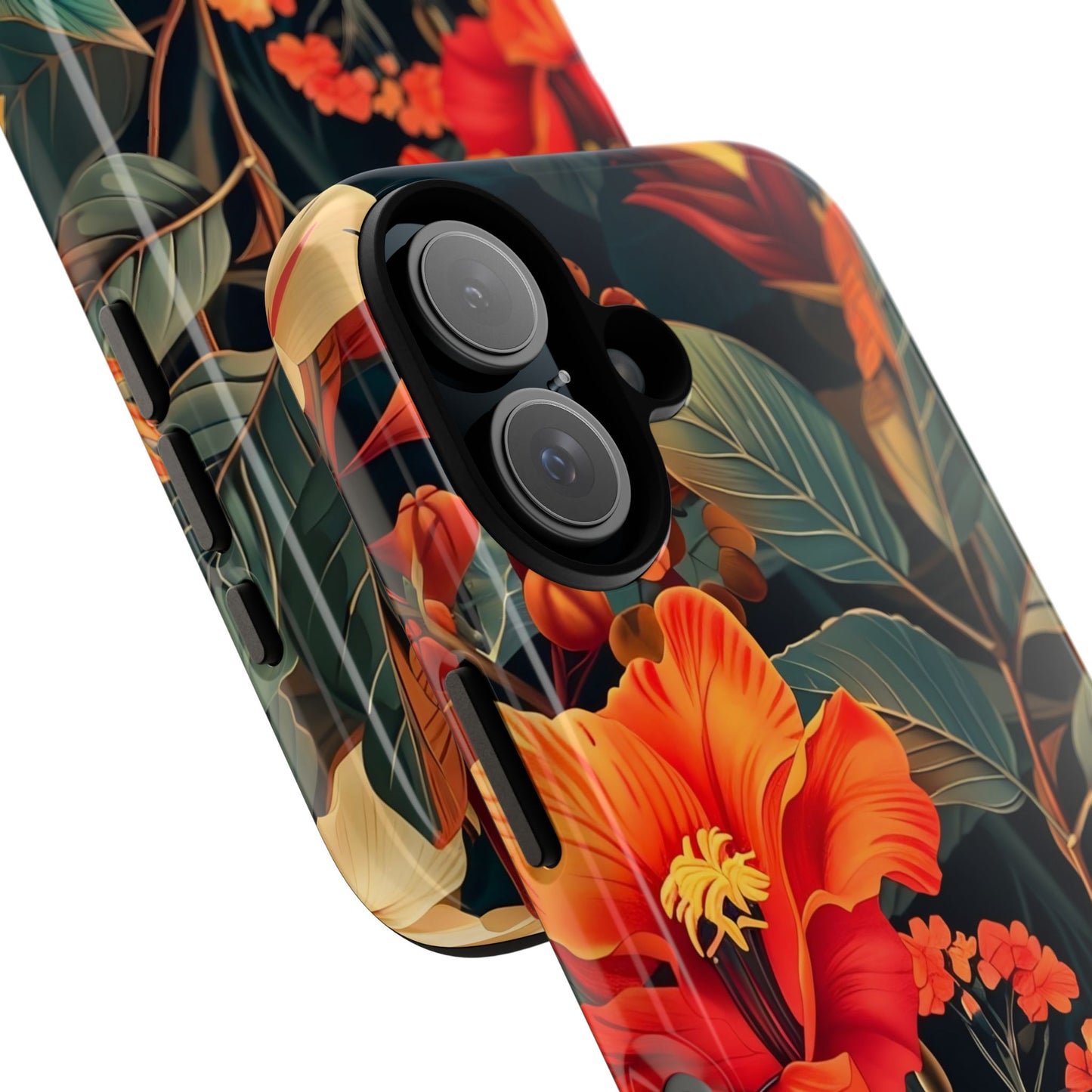 Tough Floral Phone Case | Tropical Vibe, Gift for Nature Lovers, Summer Beach Accessory, Floral Pattern, Trendy Phone Accessories
