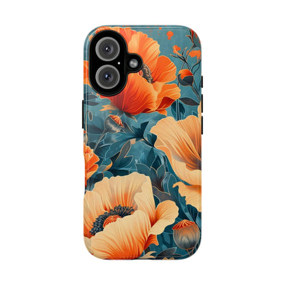 Floral Phone Case, Tough Cases for Protection and Style, Spring Aesthetic, Gift for Her, Phone Accessory for Nature Lovers
