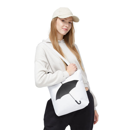 Stylish Umbrella Tote Bag, Unique Shopper, Gift for Her, Rainy Day Essential, Eco-Friendly Bag, Everyday Use