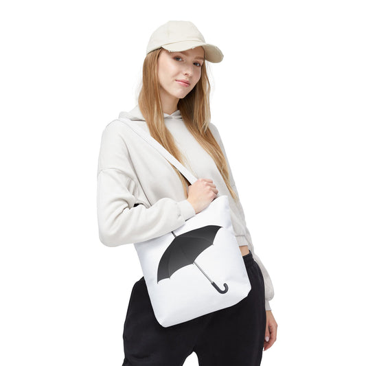 Stylish Umbrella Tote Bag, Unique Shopper, Gift for Her, Rainy Day Essential, Eco-Friendly Bag, Everyday Use