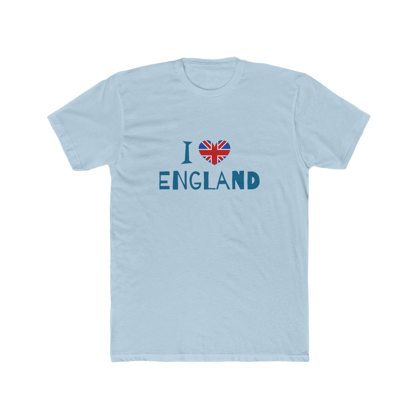 I love England Cozy Unisex Cotton Crew Tee