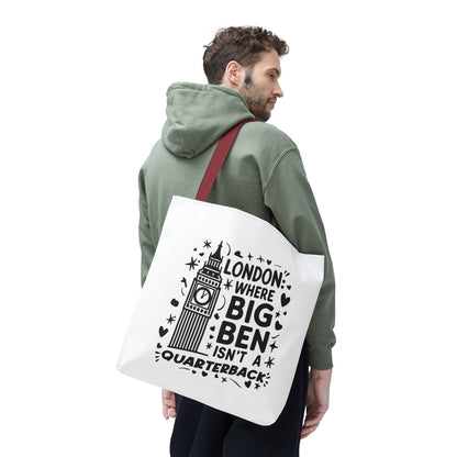 London-Themed Tote Bag, Perfect for Travelers, Gifts for Friends, Everyday Use, London Souvenir, Unique Tote Bag