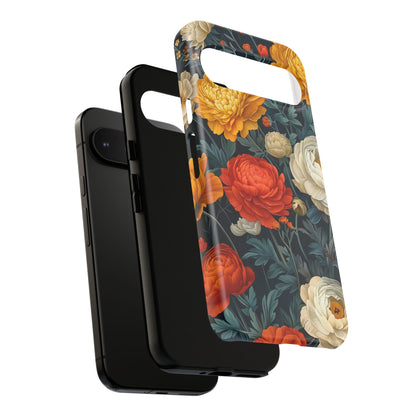 Floral Tough Case for Phones | Durable Floral Phone Cover, Boho Chic, Unique Gift for Her, Phone Protection, Flower Design
