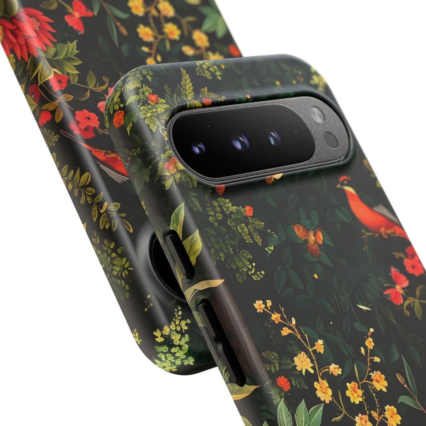 Floral Tough Phone Case, Nature-Inspired Design, Ideal for Garden Lovers, Gift for Birthdays, Christmas, Eco-Friendly Accessory